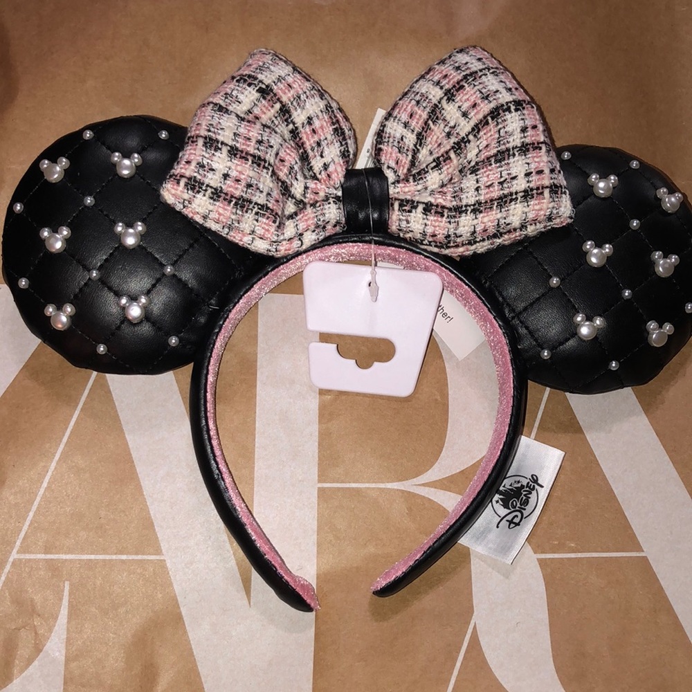 Disney Leather and Pearl Ears